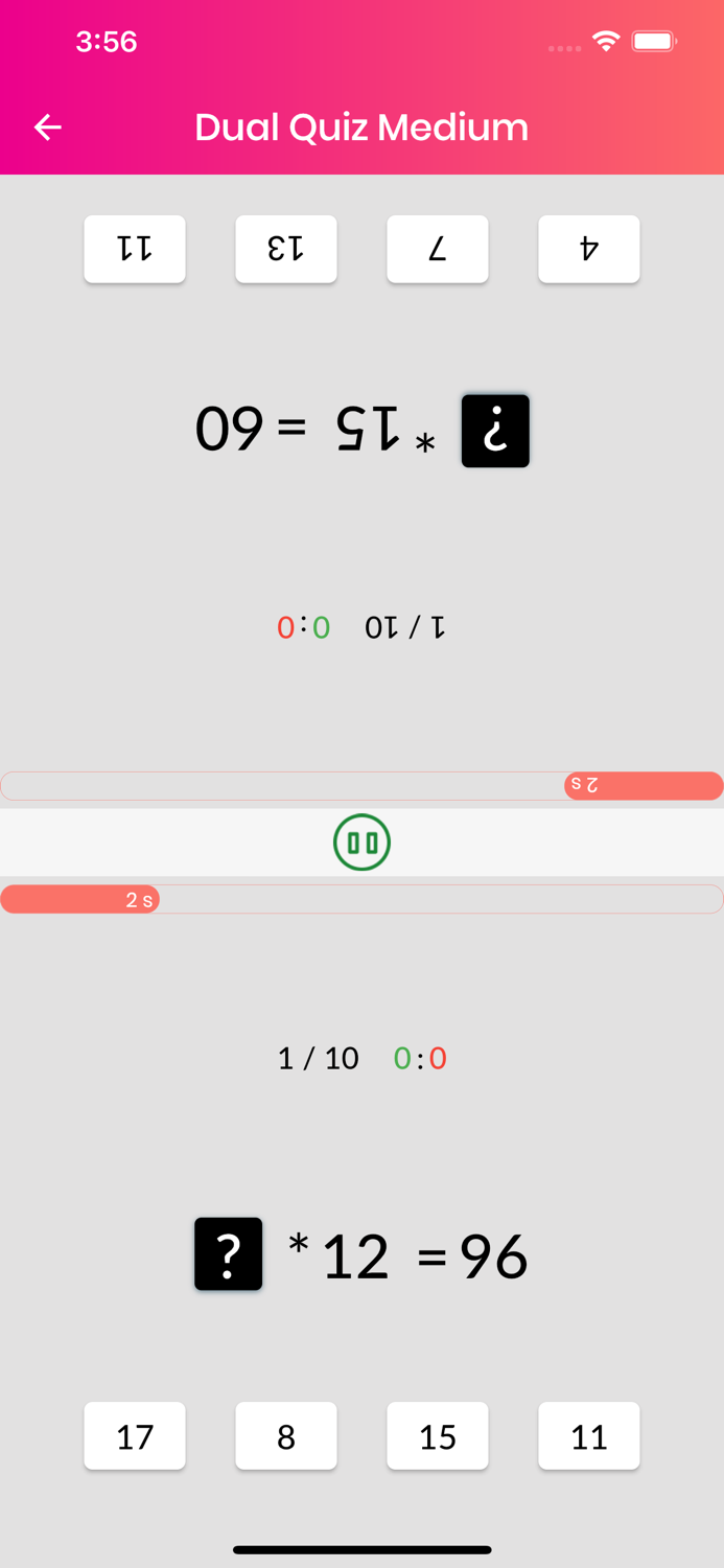 Multiplication tables games