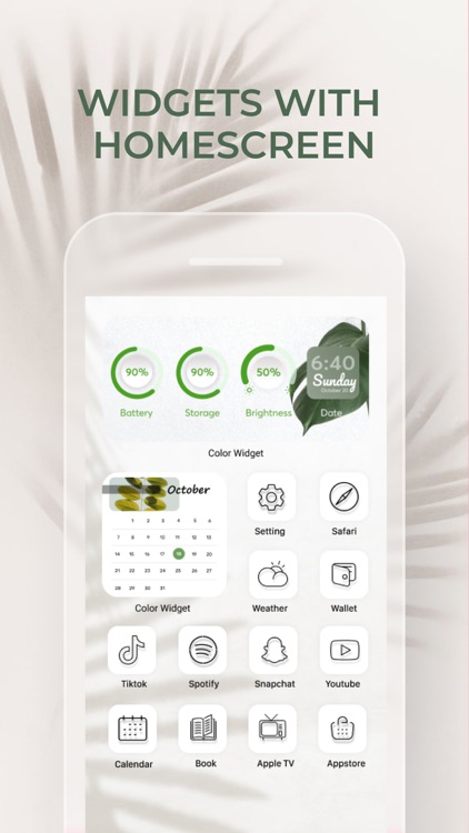 Themes: Icon & Color Widgets screenshot-4