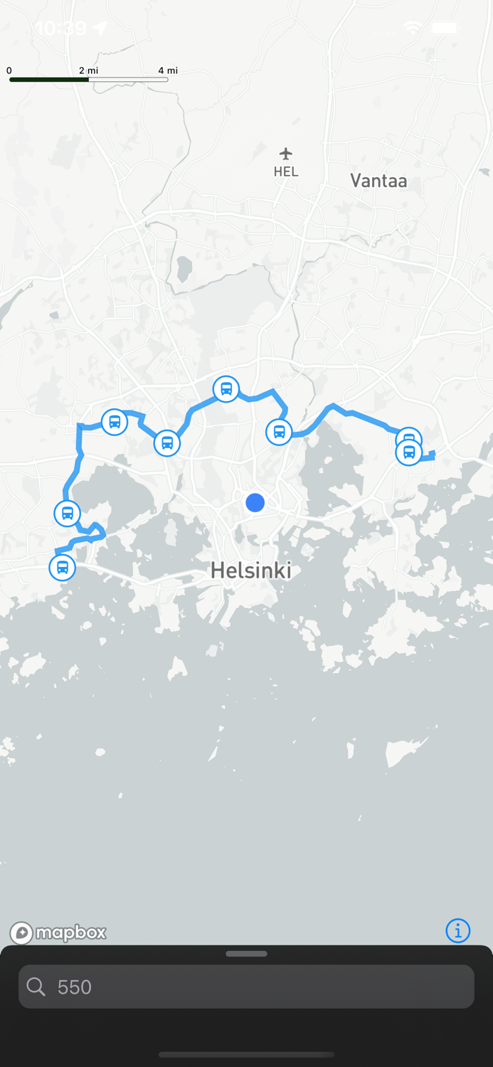 Helsinki Bus Tracker-HSL live