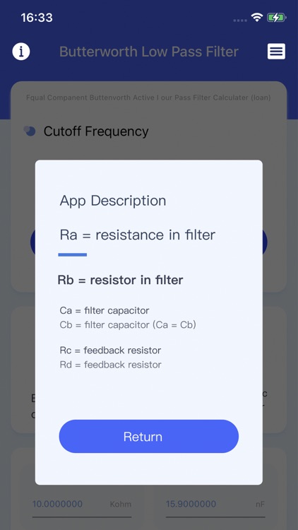 Butterworth Low Pass Filter