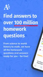 answers - homework help iphone screenshot 1