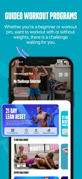 Game screenshot LEANSQUAD: At-Home Fitness App apk