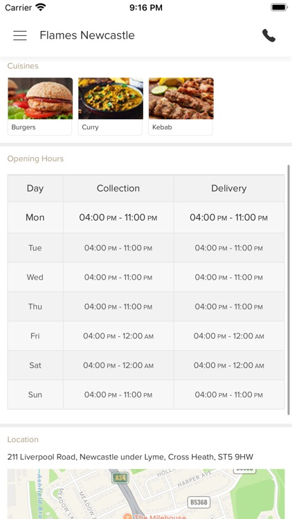 Flames Newcastle Cross Heath screenshot-3