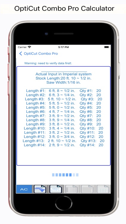 OptiCut Combo Pro Calculator screenshot-4