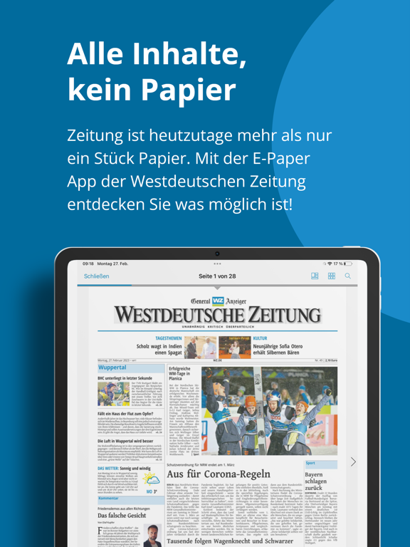 Westdeutsche Zeitung E-Paper screenshot 3