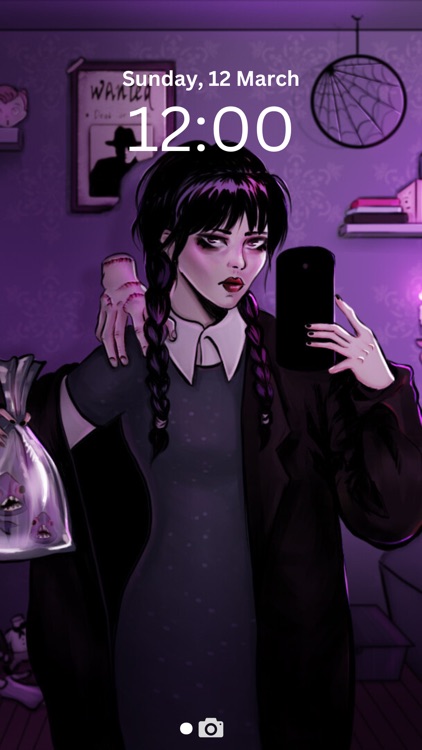 Wednesday Addams Wallpaper 4k