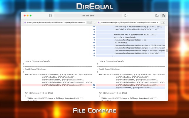 ‎DirEqual Screenshot