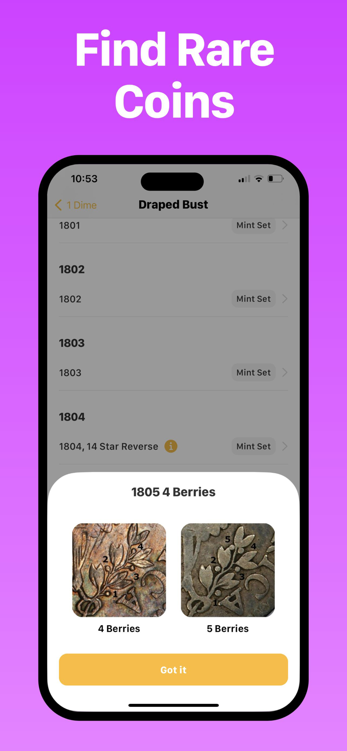 Coinio Coin Snap Identifier