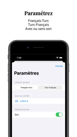 Game screenshot Vocabulaire Turc-Français hack