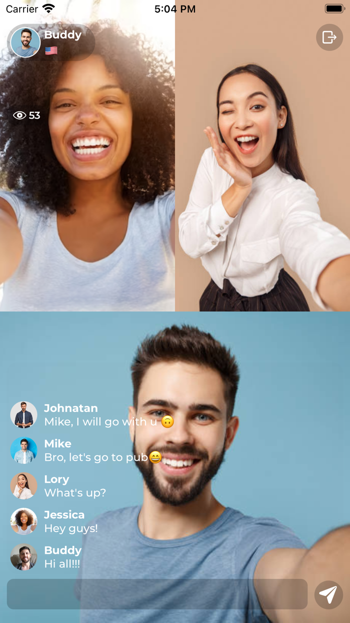 Vuzy Live - Stream  Friends