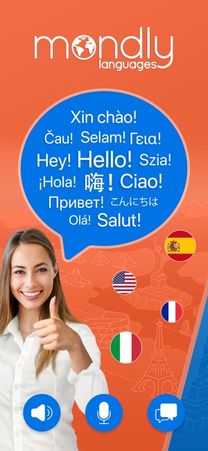 Mondly: Học 33 ngôn ng‪ữ‬