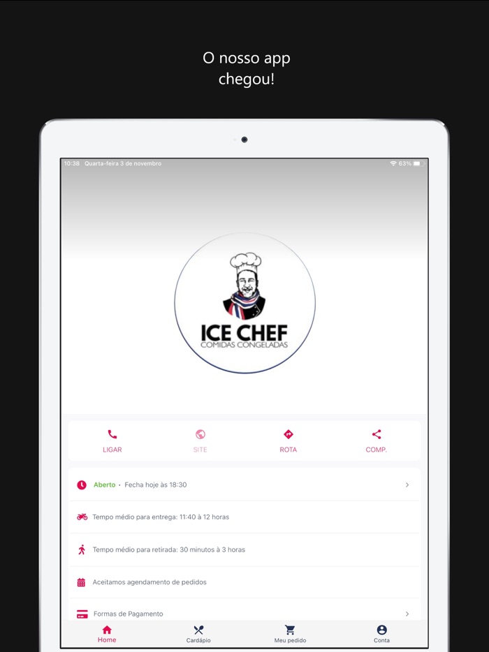 Ice Chef Comida Congelada