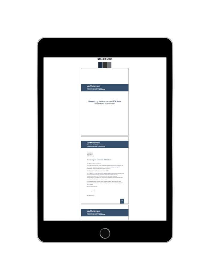 bewerbungswerkzeuge - PA