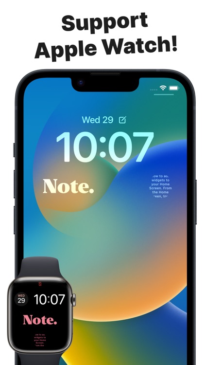 LockInNote lock screen widget