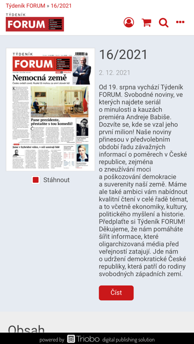 Týdeník FORUM screenshot 2