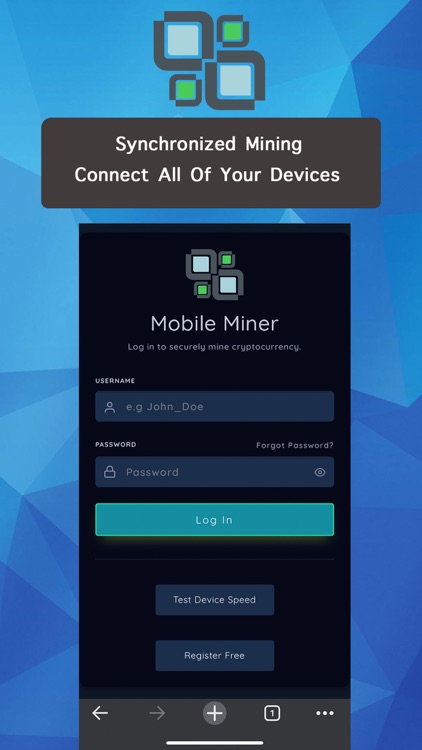 Mobile Crypto Miner