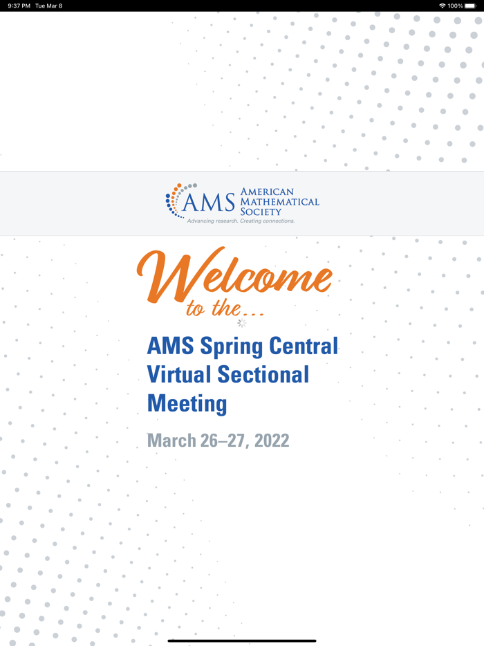 AMS Spring Central 2022