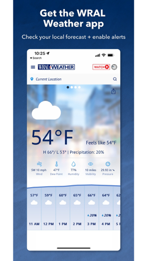 WRAL Weather Pour IPhone - TÉLÉCHARGEMENT DE L'APPLICATION