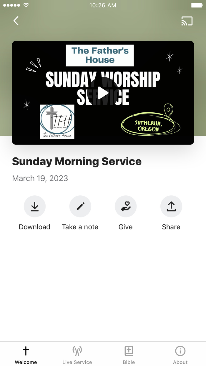 The Fathers House INT.