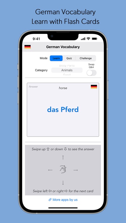 Learn - German Vocabulary