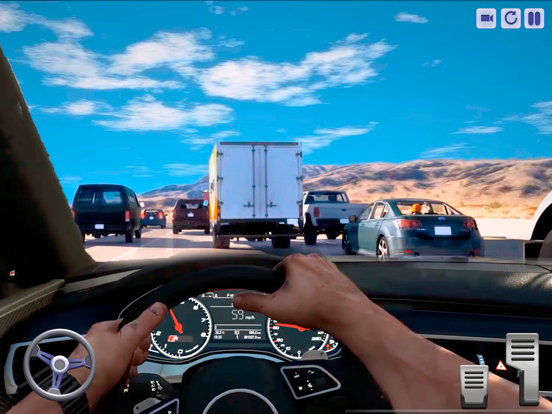 Car Driving Traffic Race 2022 screenshot 2