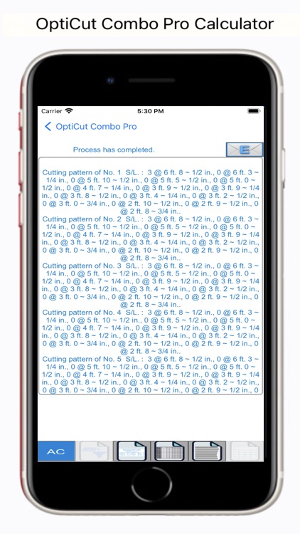 OptiCut Combo Pro Calculator screenshot-5