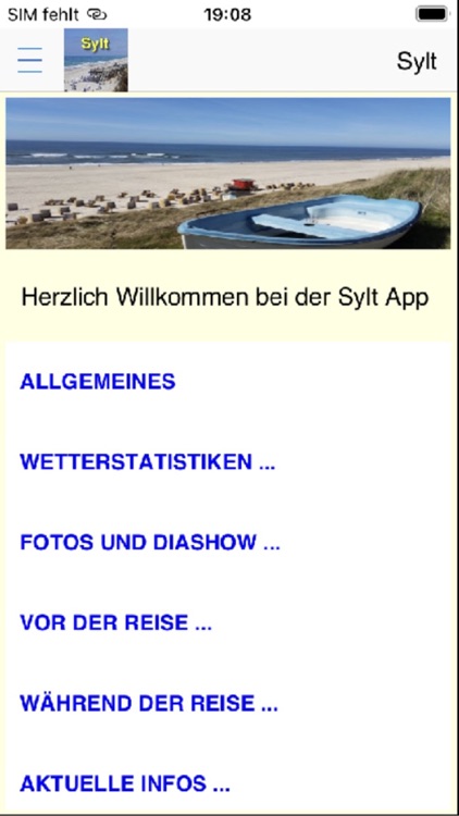 Sylt App für den Urlaub