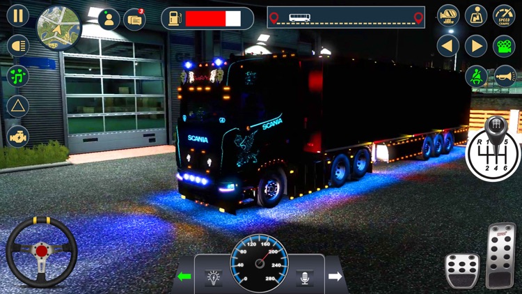 Euro Truck Simulation Games 3D screenshot-3
