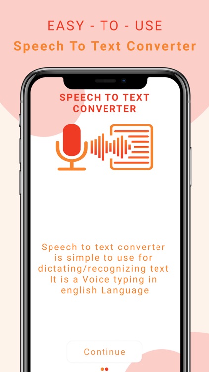 Speech to Text Converter App