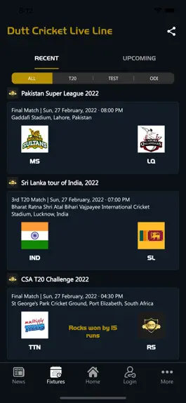 Game screenshot Dutt Cricket Live Line apk