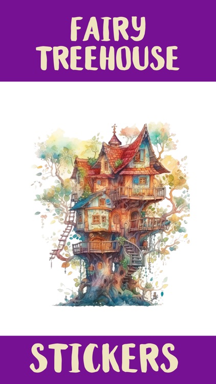 Fairy Tree House Stickers