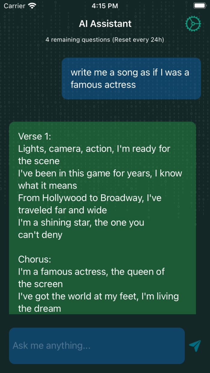 AI Assistant Chat to AI