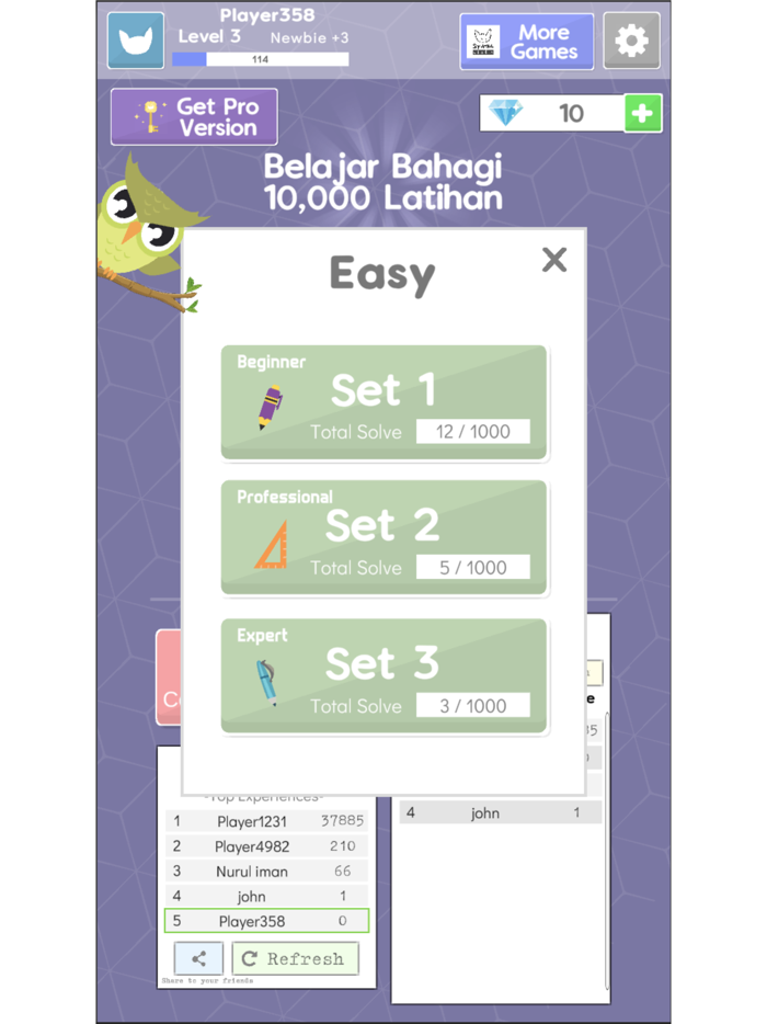 Belajar Bahagi 10,000 Latihan