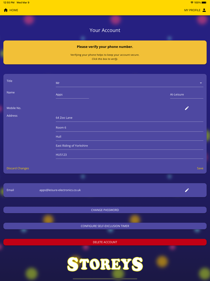 Storeys Amusements Loyalty