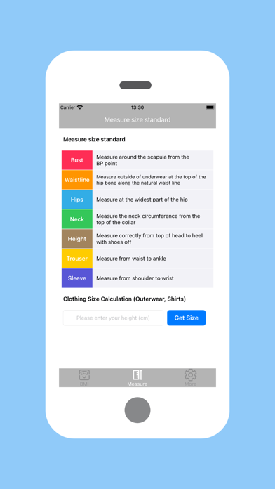 Screenshot #2 pour BMI Index Calculator Lite