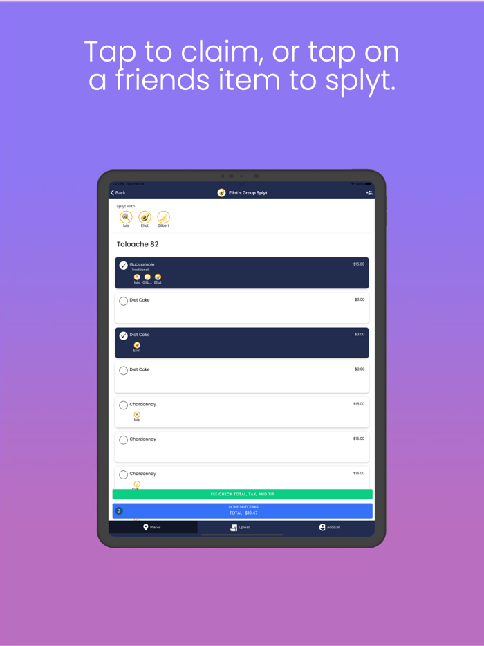 splyt split the bill