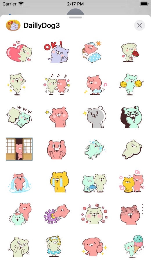 【图】Daily Dog 3 Stickers pack(截图3)