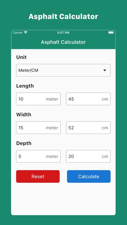 Asphalt Calculator - Hot Mix