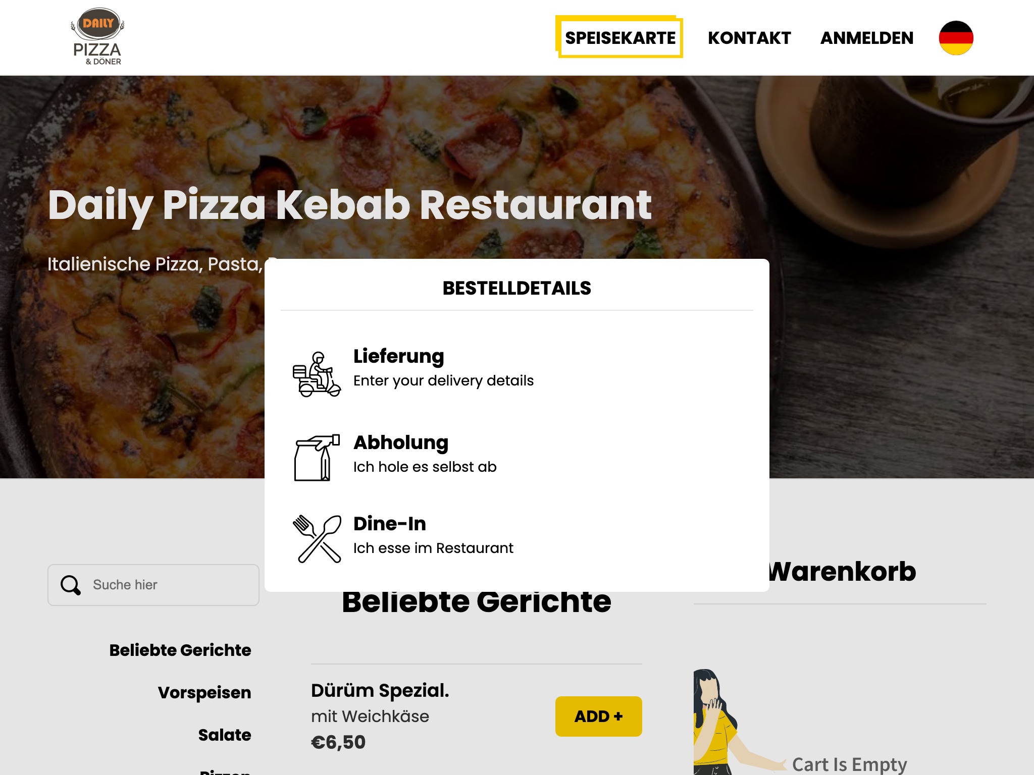 Daily Pizza u. Kebab Ulm screenshot 2