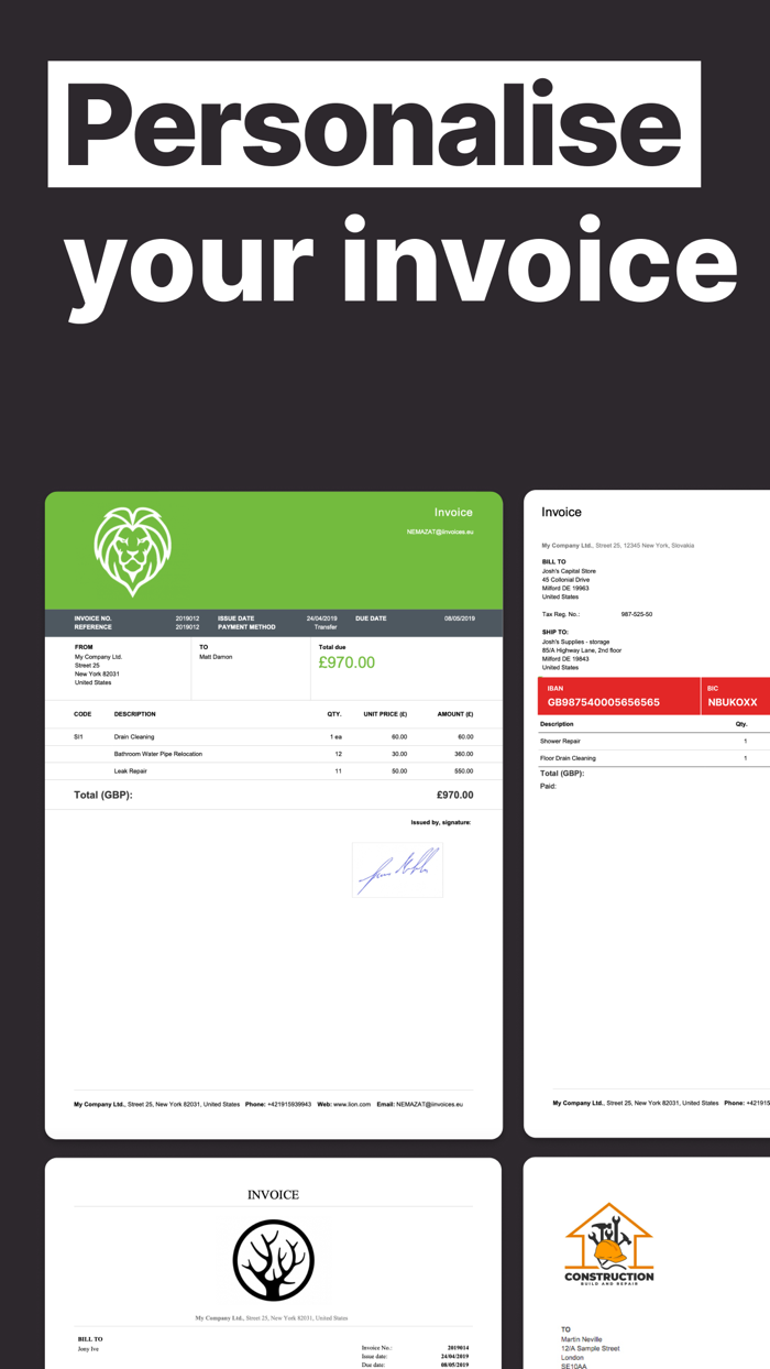 Invoice Star Invoices App 2go