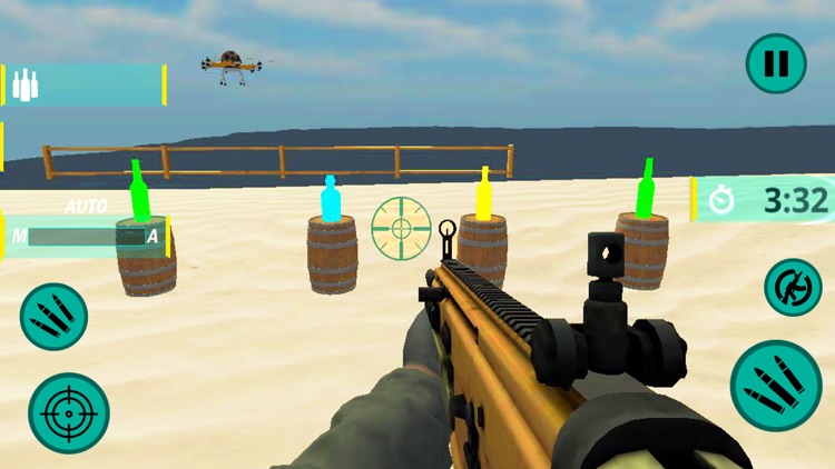 Flip Bottle Gun Shooting Game screenshot-3
