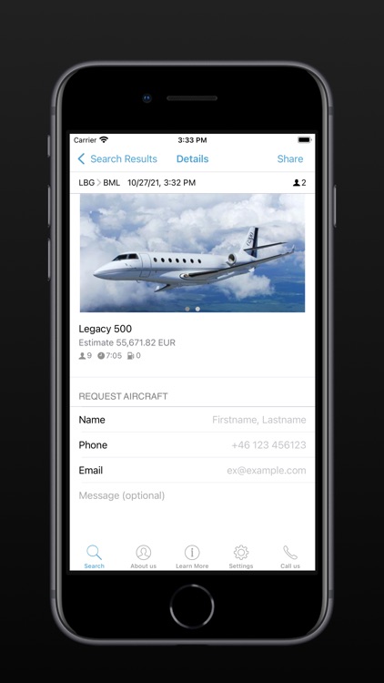 AVIA - Private Jet Charter App screenshot-4