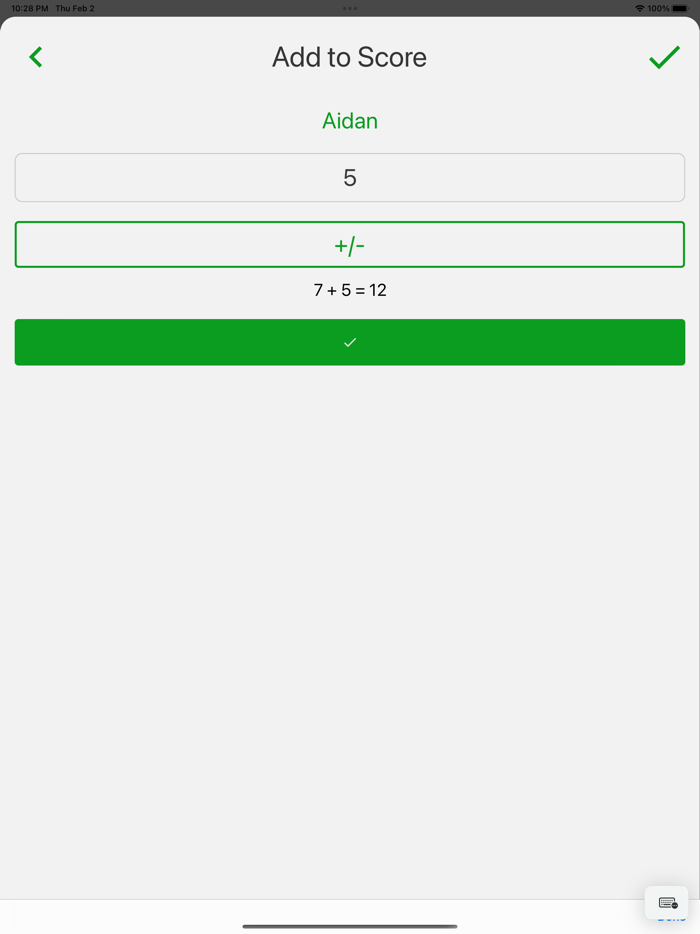 Score Tally - Score Tracker