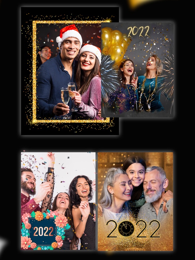 Happy New Year Photo Frames