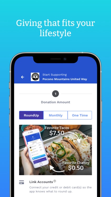 RoundUp App: Donate Change