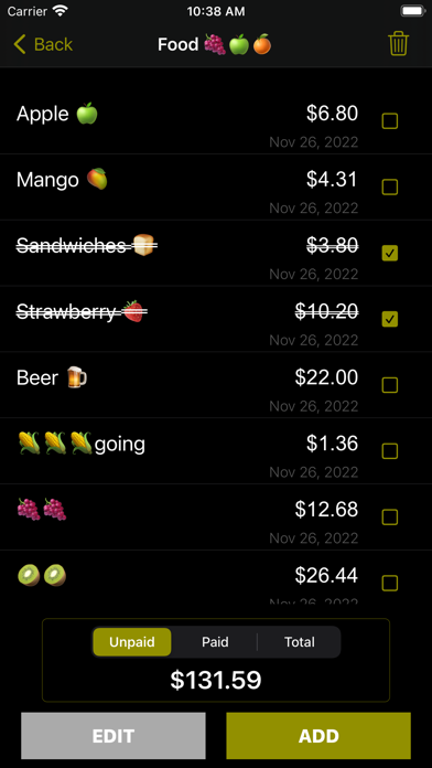 Simple Shopping List - Expense screenshot 4