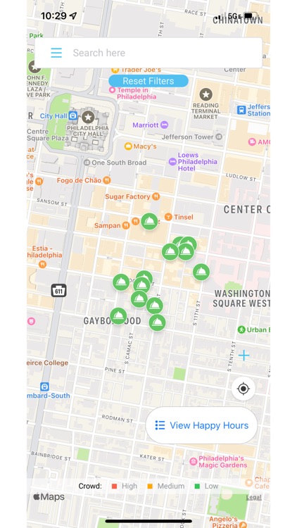 PrymeTime Happy Hour Maps