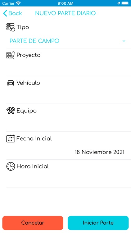 Partes Trabajo screenshot-4