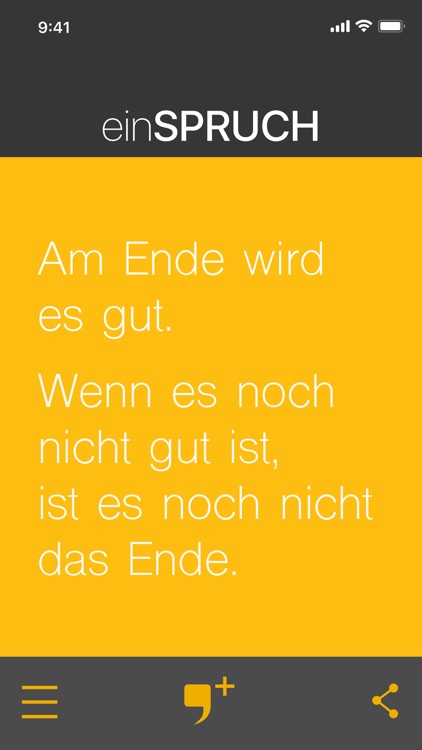 einSPRUCH. screenshot-3