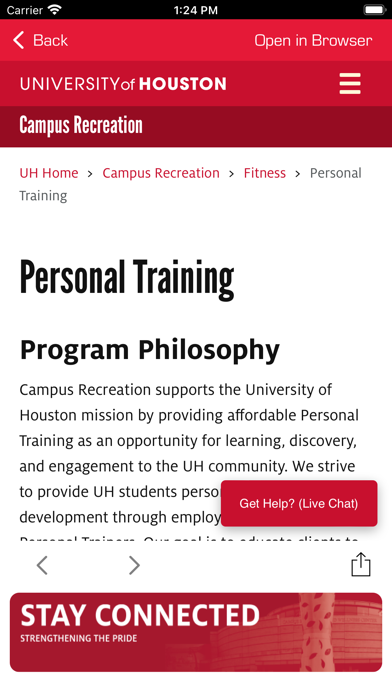 UH Campus Recreation screenshot 3